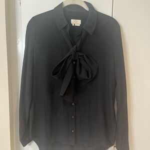 kate spade Black Bow Blouse